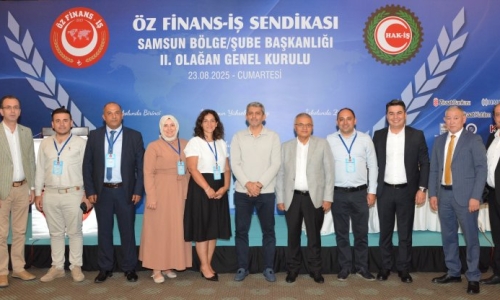 SENDİKAMIZ SAMSUN BÖLGE BAŞKANLIĞI 2. OLAĞAN GENEL KURULU GERÇEKLEŞTİ